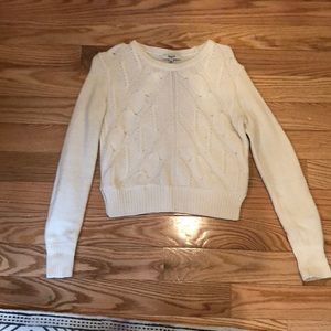 Cream Madewell wool sweater